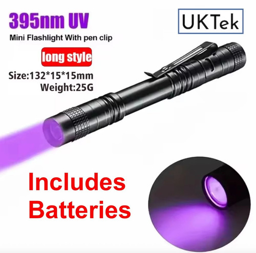 395nm mini black pen torch - mini,
