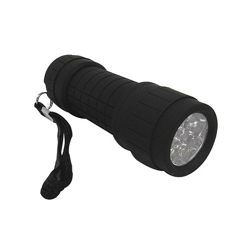 Rubber coated torch led mini - coated, 9
